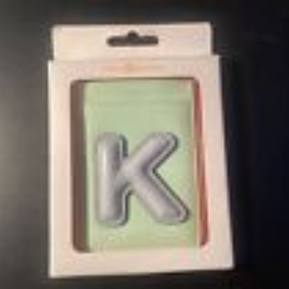 NWT NIB Tory Burch Card Holder For Cell Phone Monogram With K